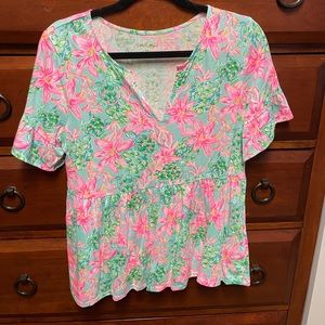 Lilly Pulitzer Jodee top/shirt